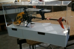 Acrylic Helicopter case