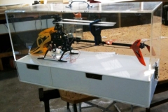 Model helicopter case