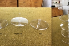 Acrylic cake stand